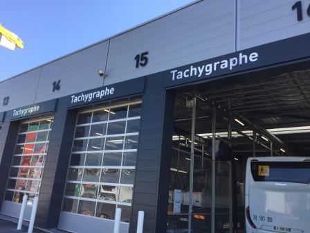 Baies tachygraphes garage Pyrame XL Aix en Provence garage pyrame XL Evobus Aix en Provence
